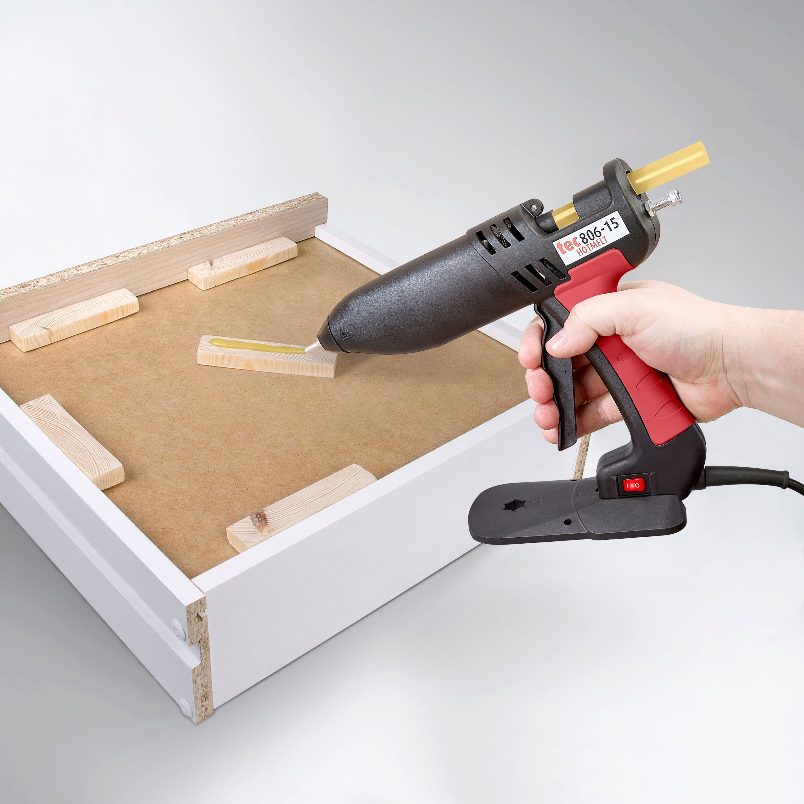 B-Tec 808 Knottec Professional Wood Repair Battery Powered Glue Gun On –  Knottec Wood Repair Glue